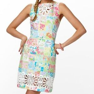 Lilly Pulitzer- State of Mind Mariana Patch Dress- Size 14- !All States Shown!